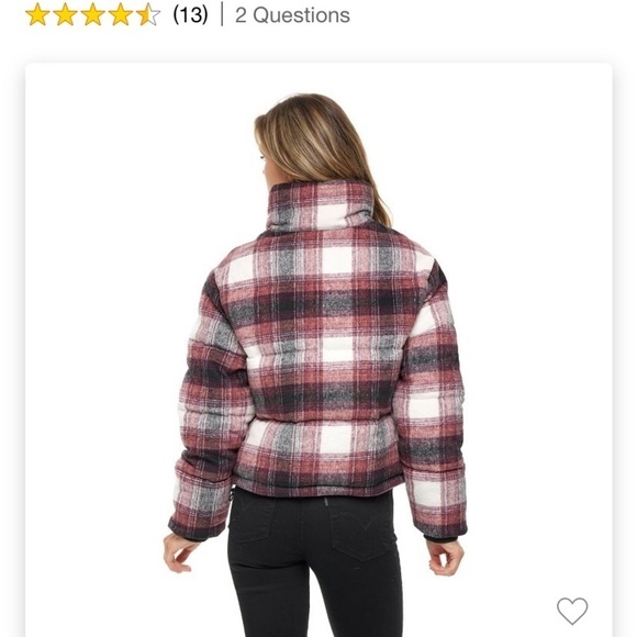 Women's Faux Wool Puffer Jacket - S.E. B.
By SEBBY White-Wn X-Large - Picture 5 of 11